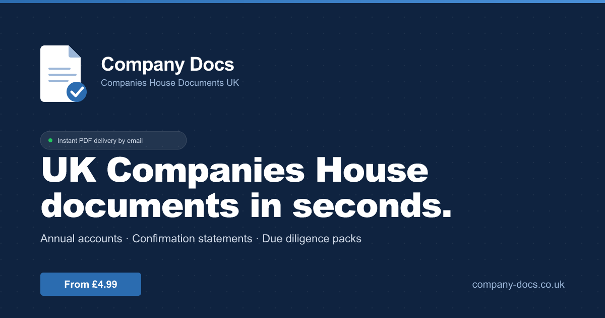 UK Companies House Filing Codes Explained | Company Docs